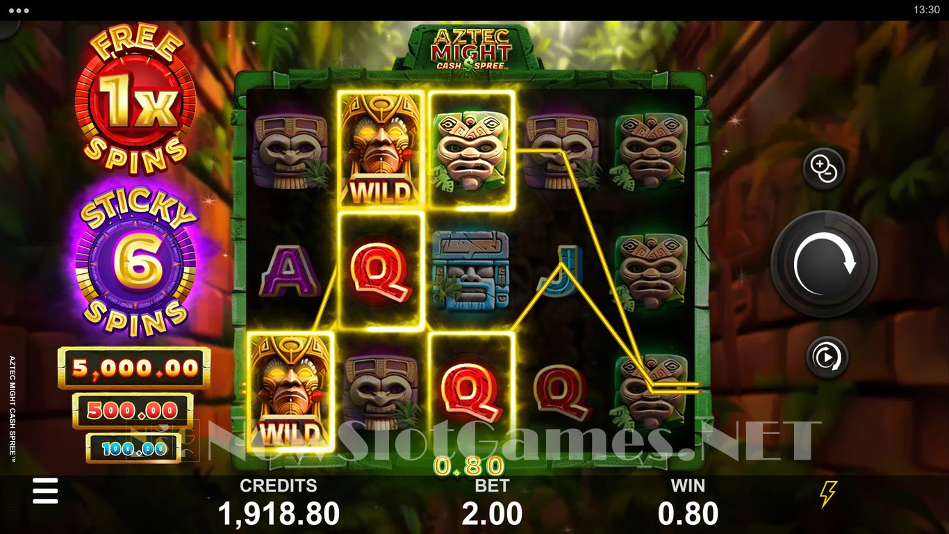 Aztec Might Cash Spree Slot Slot Image in Demo - pic. 9