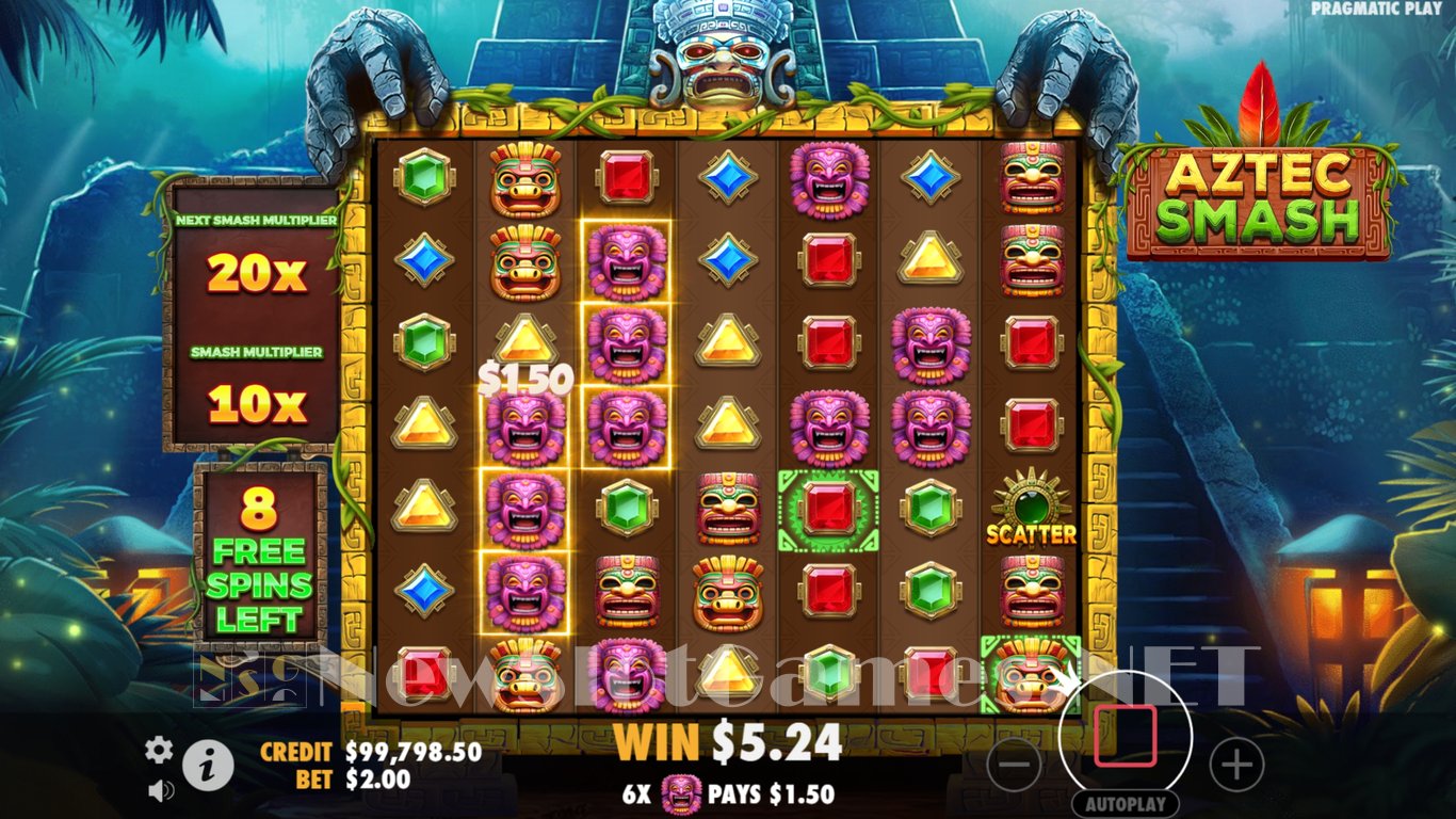 Aztec Smash Slot Slot Image in Demo - pic. 12