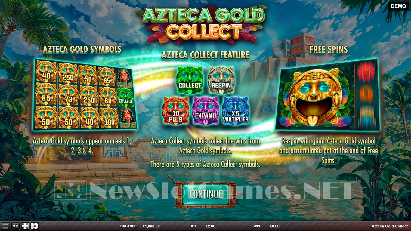 Azteca Gold Collect Slot Demo Image