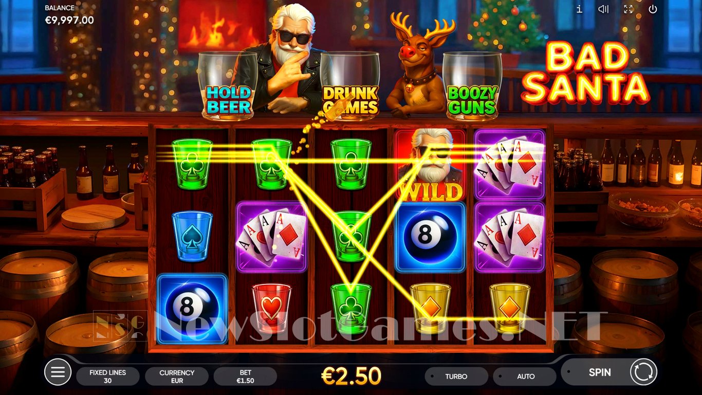 Bad Santa Slot Demo Image