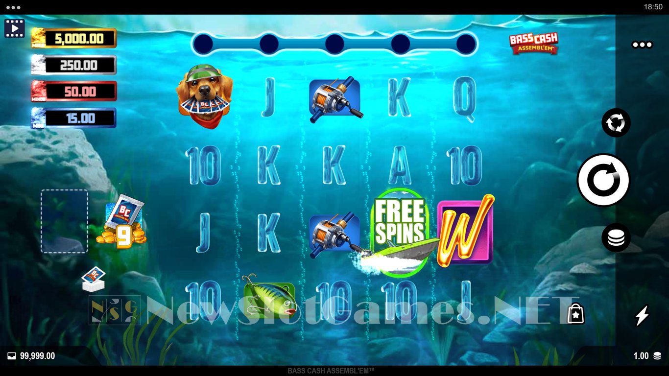 Bass Cash Assemblem Slot Demo Image