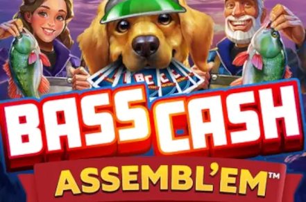 Bass Cash Assemblem Slot Logo