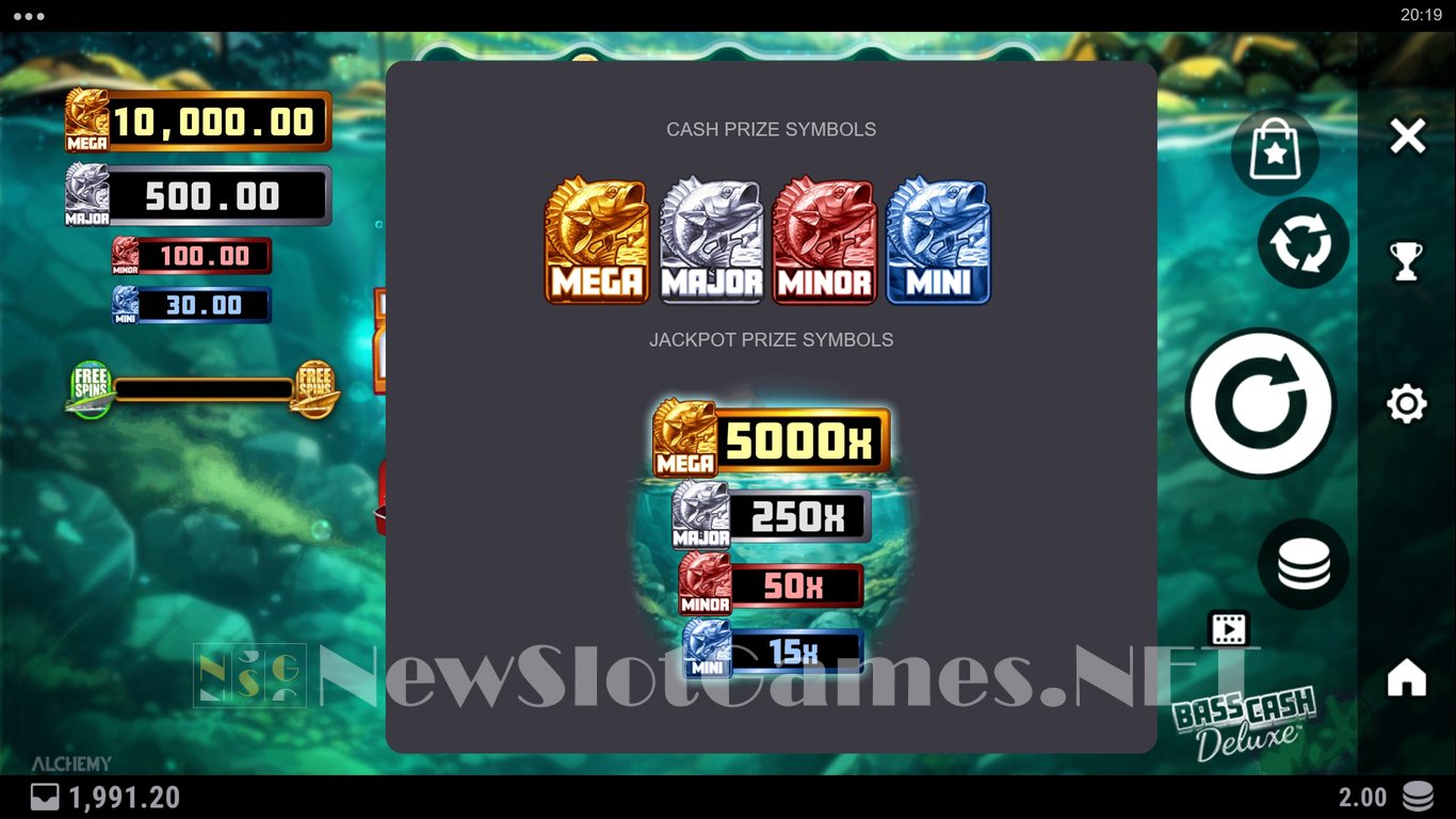 Bass Cash Deluxe Slot Slot Image in Demo - pic. 7