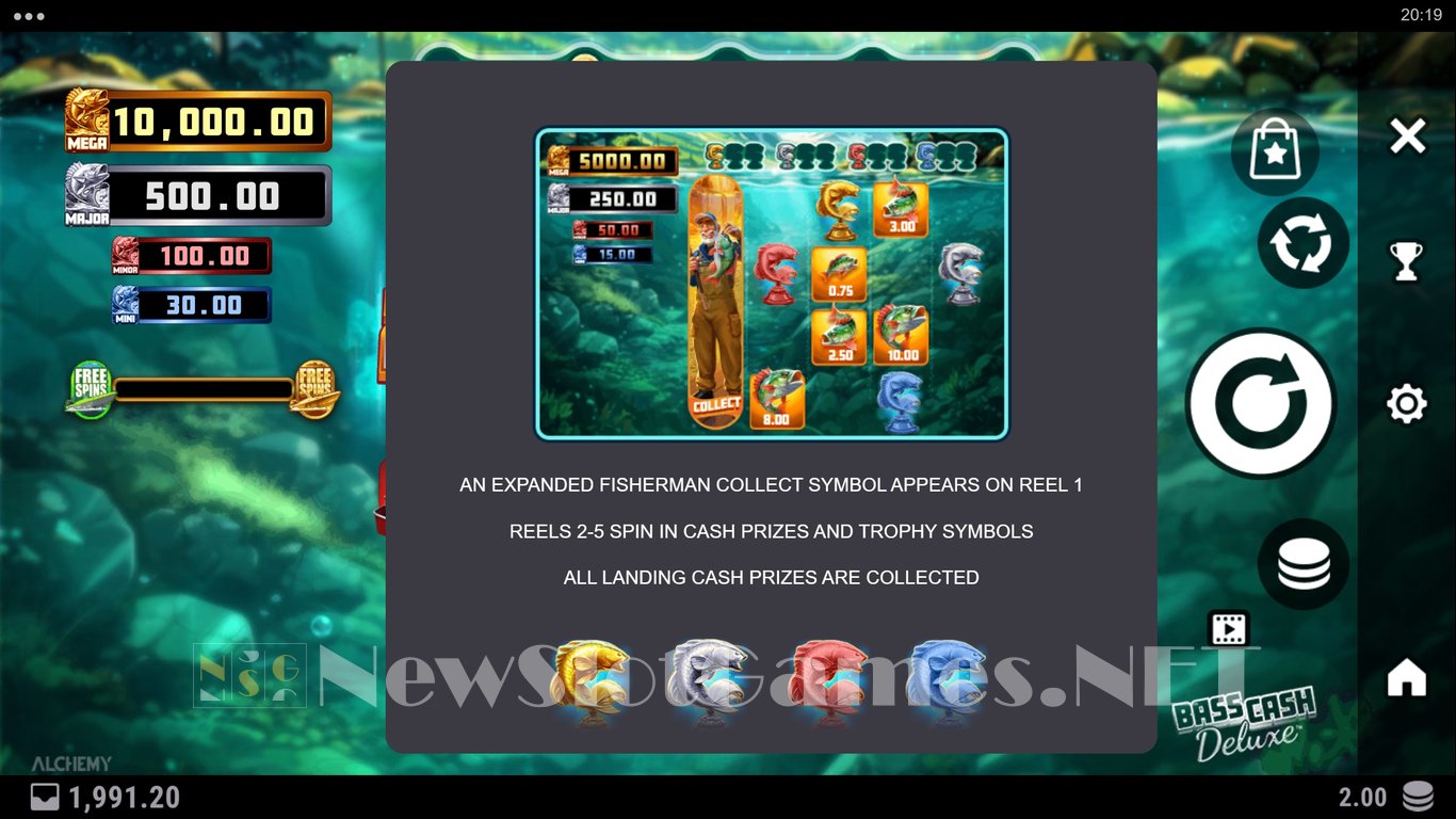 Bass Cash Deluxe Slot Slot Image in Demo - pic. 8