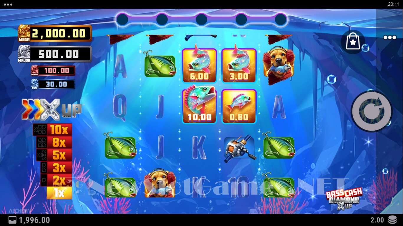 Bass Cash Diamond X UP Slot Slot Image in Demo - pic. 2