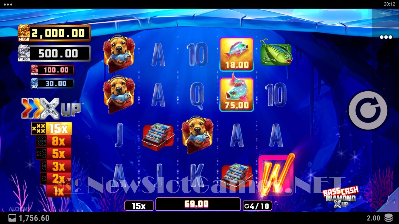 Bass Cash Diamond X UP Slot Slot Image in Demo - pic. 4