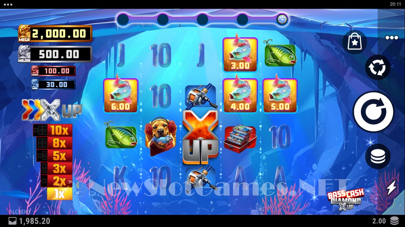 Bass Cash Diamond X UP Slot Slot Image in Demo - pic. 5