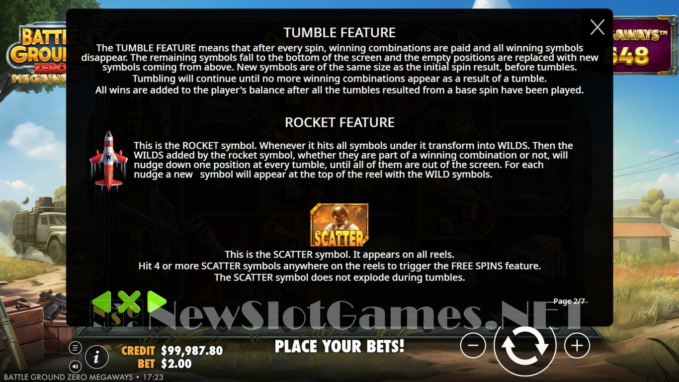 Battle Ground Zero Megaways Slot Slot Image in Demo - pic. 4