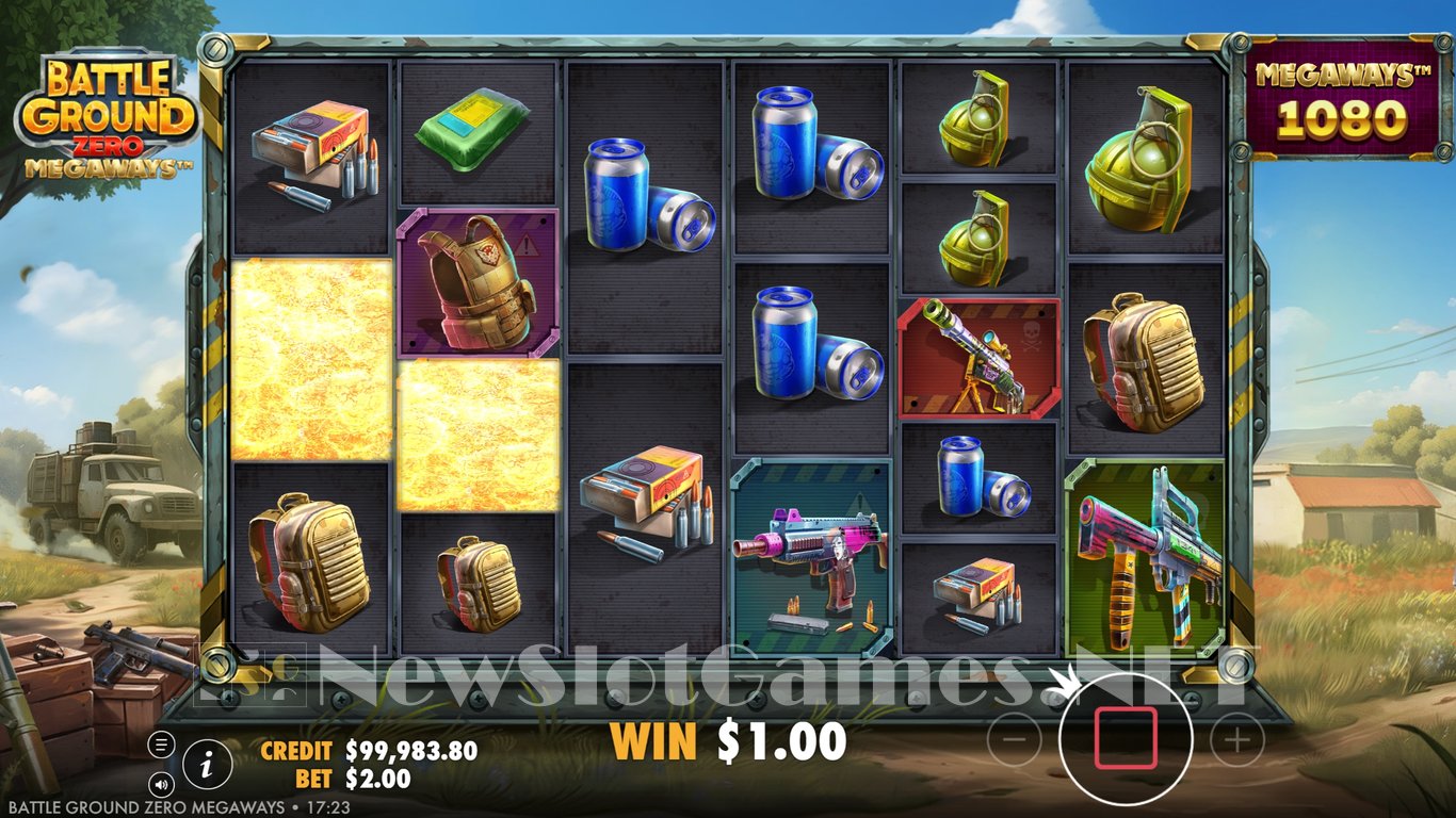 Battle Ground Zero Megaways Slot Slot Image in Demo - pic. 5