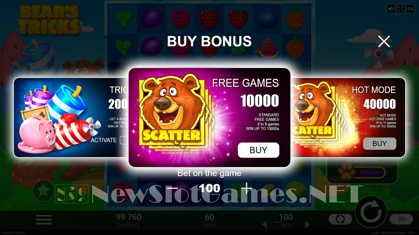 Bears Tricks Slot Slot Image in Demo - pic. 3