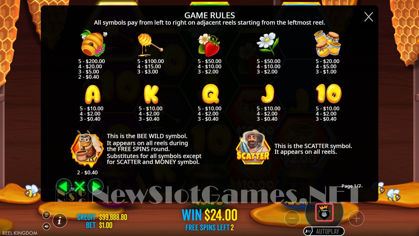 Bee Keeper Slot Slot Image in Demo - pic. 13