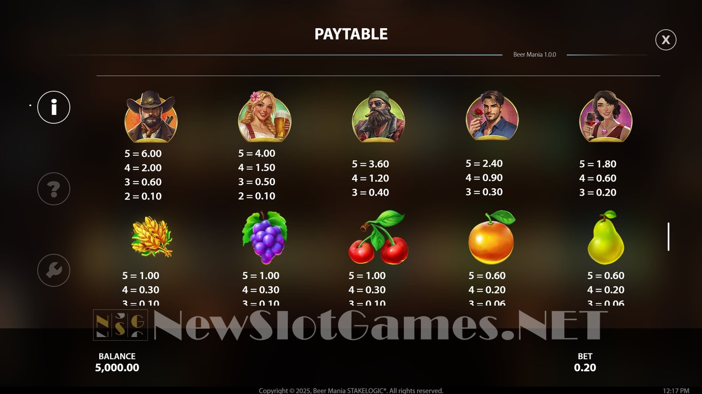 Beer Mania Slot Slot Image in Demo - pic. 6