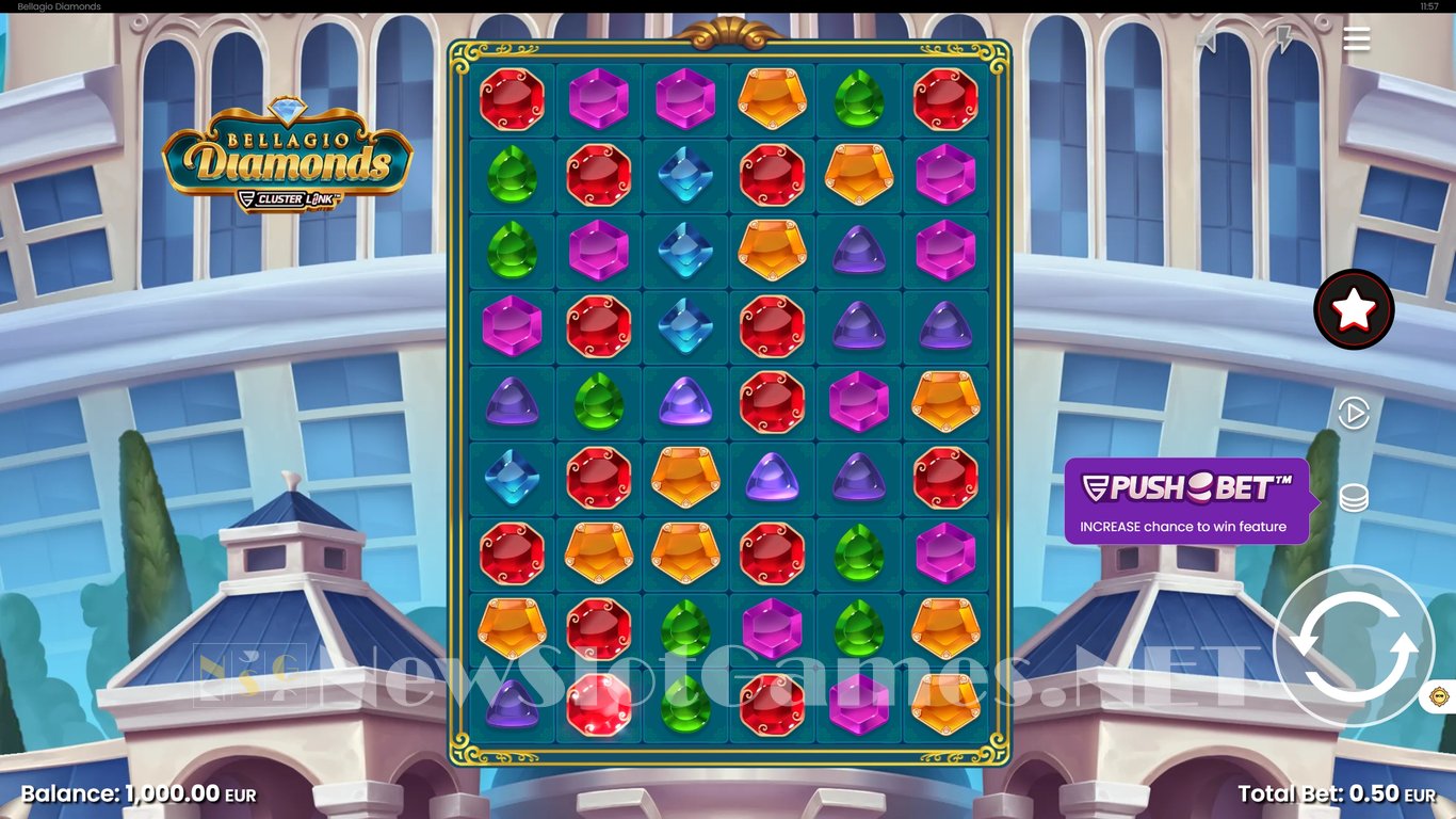 Bellagio Diamonds Slot Demo Image