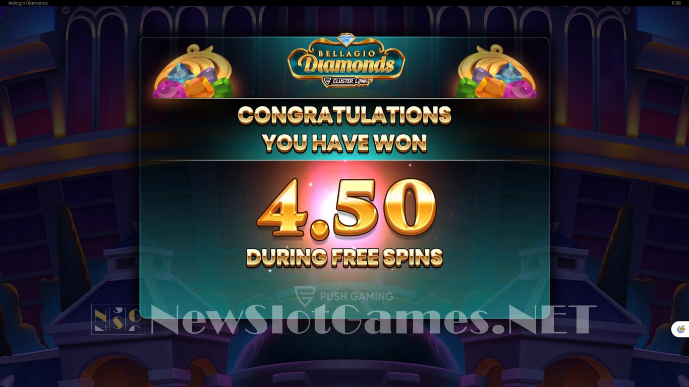 Bellagio Diamonds Slot Slot Image in Demo - pic. 12