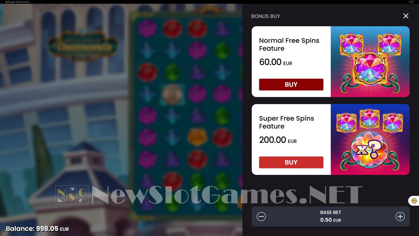 Bellagio Diamonds Slot Slot Image in Demo - pic. 6