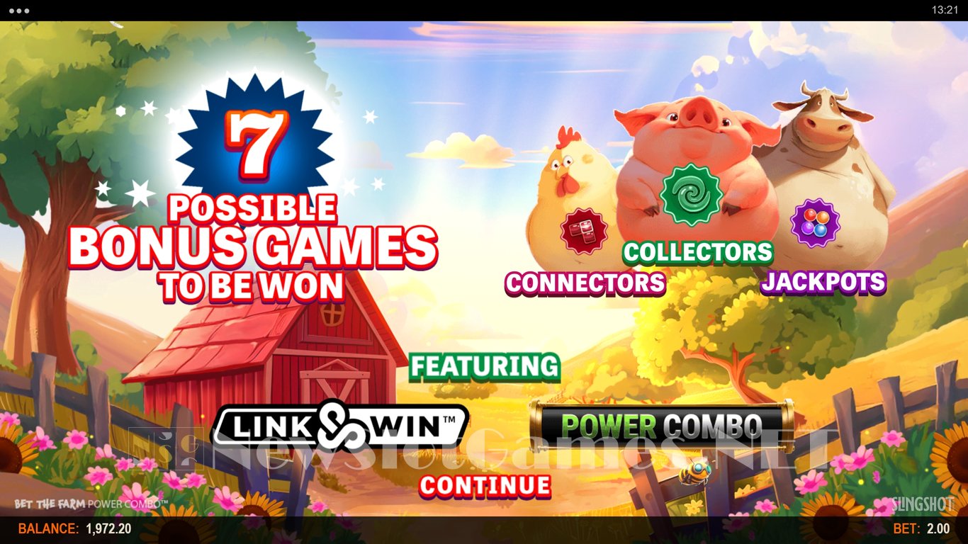 Bet the Farm Power Combo Slot Demo Image