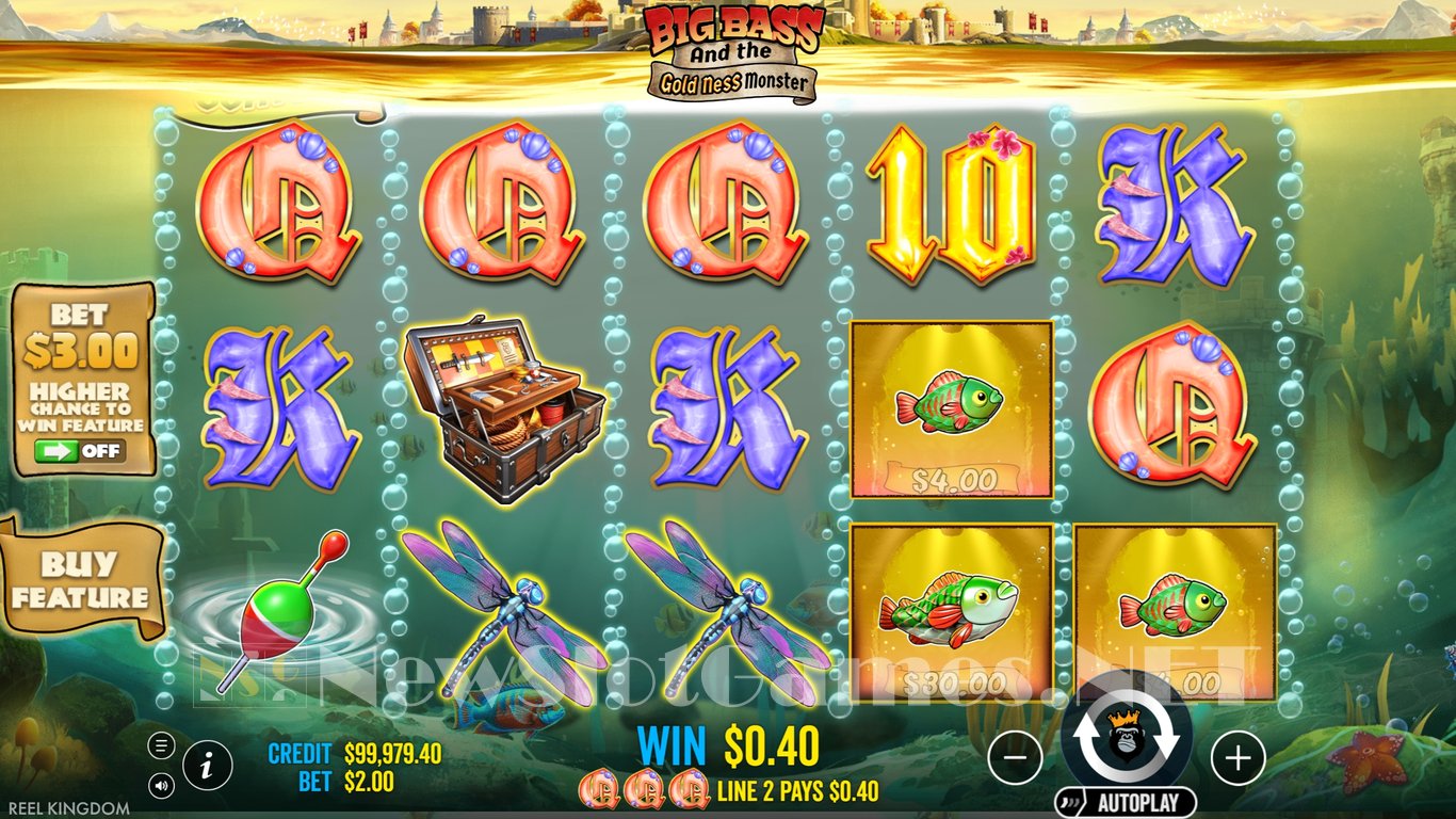 Big Bass and the Gold Ness Monster Slot Slot Image in Demo - pic. 3