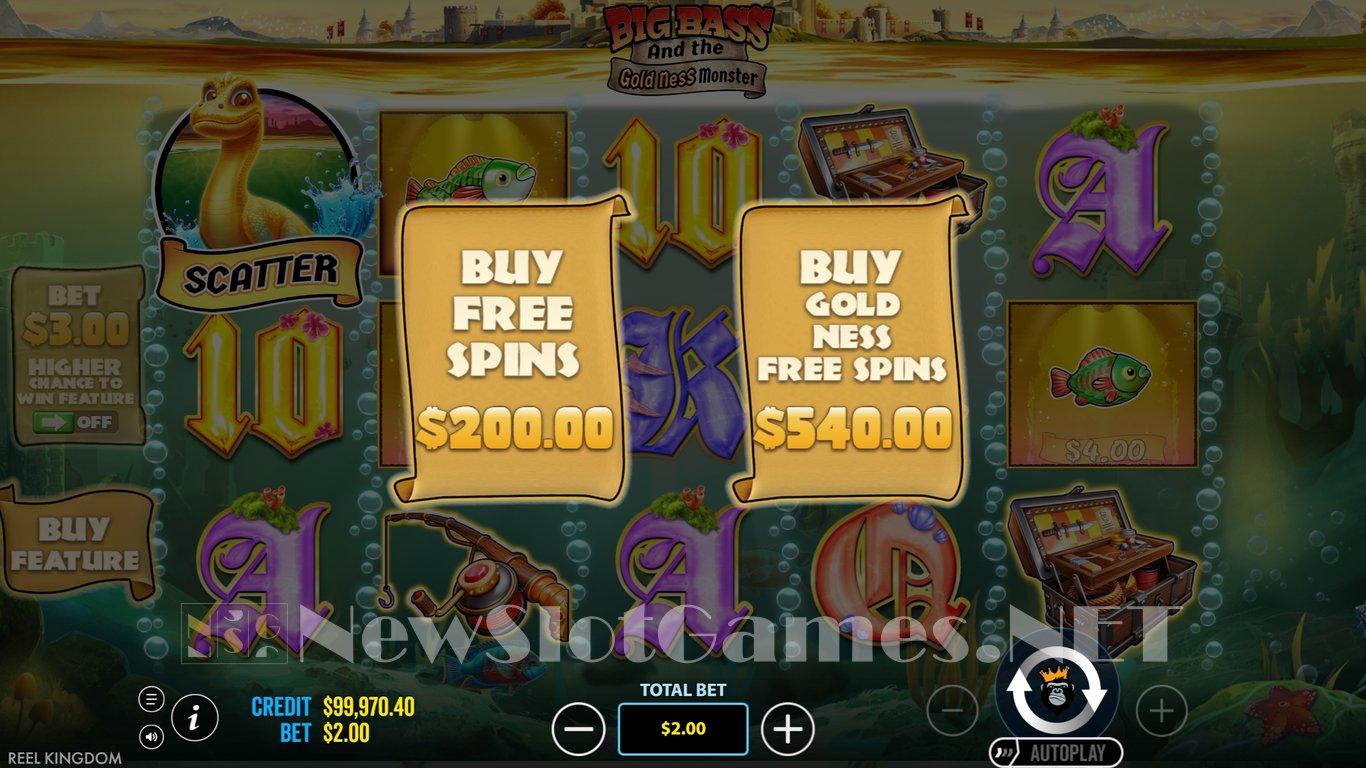 Big Bass and the Gold Ness Monster Slot Slot Image in Demo - pic. 4