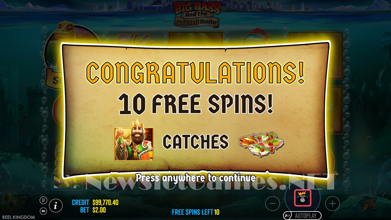 Big Bass and the Gold Ness Monster Slot Slot Image in Demo - pic. 7