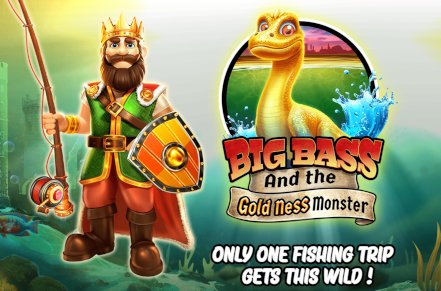 Big Bass and the Gold Ness Monster Slot Logo