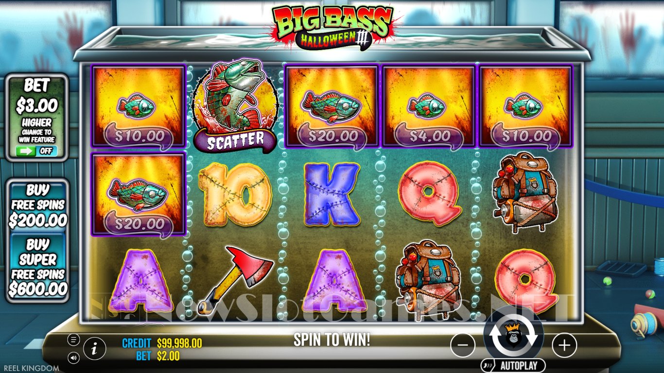 Big Bass Halloween 3 Slot Demo Image