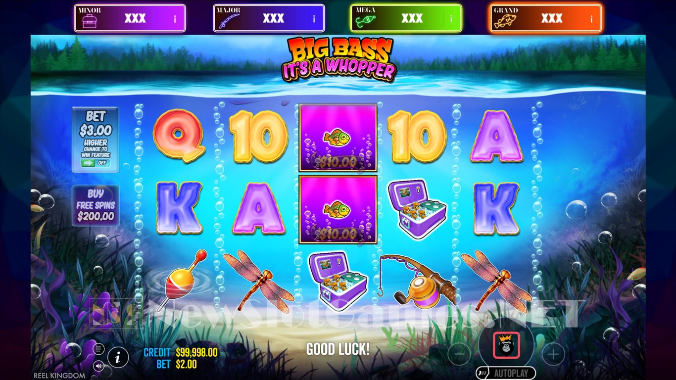 Big Bass Its a Whopper Slot Demo Image