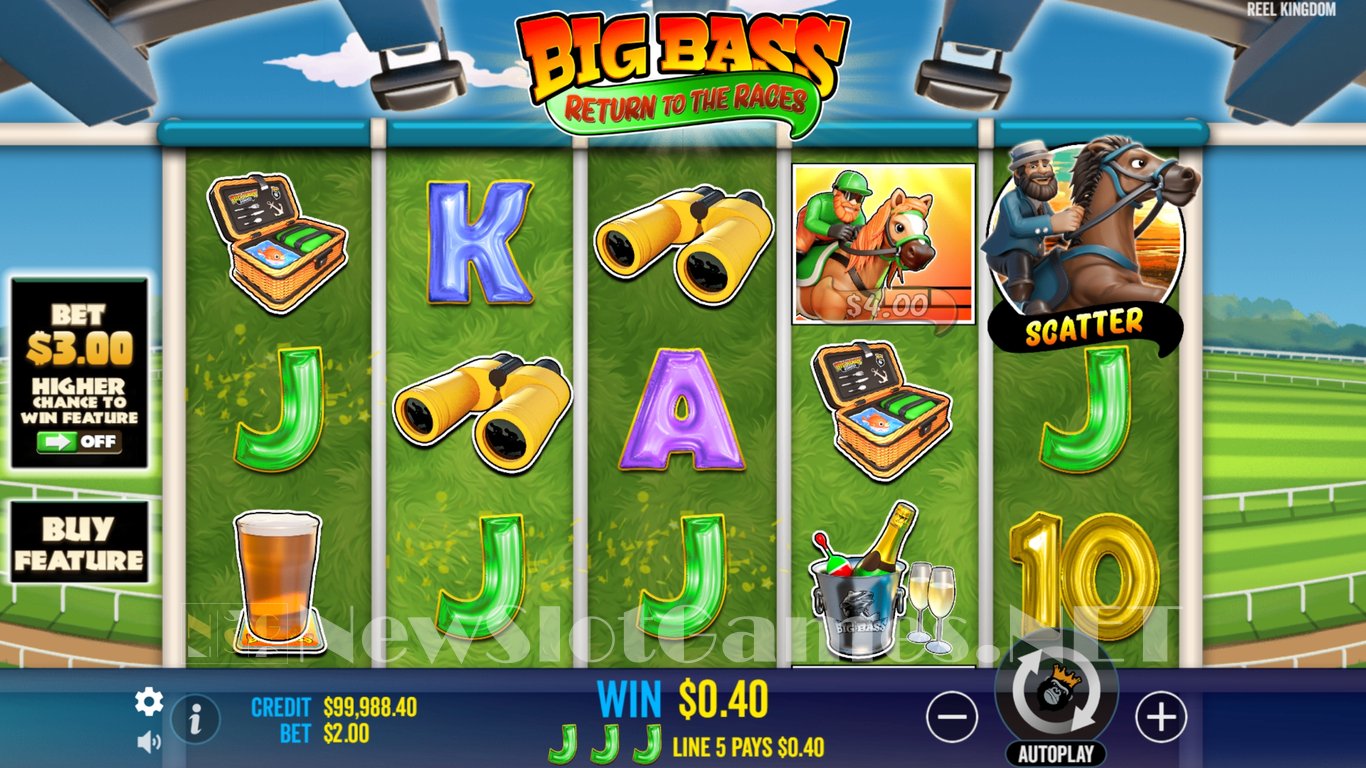 Big Bass Return to the Races Slot Slot Image in Demo - pic. 4