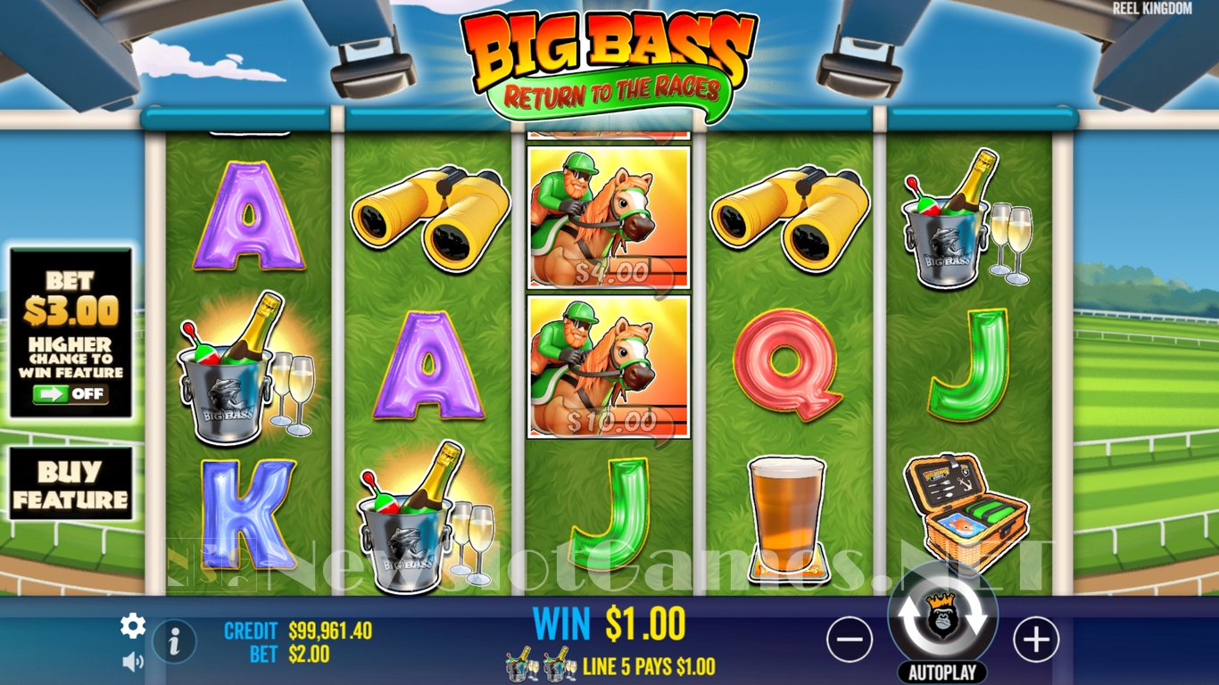 Big Bass Return to the Races Slot Slot Image in Demo - pic. 5