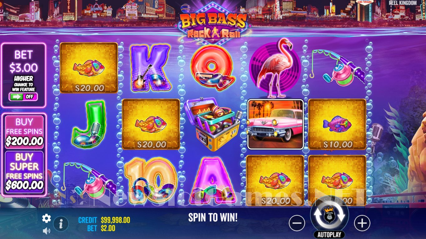 Big Bass Rock and Roll Slot Demo Image