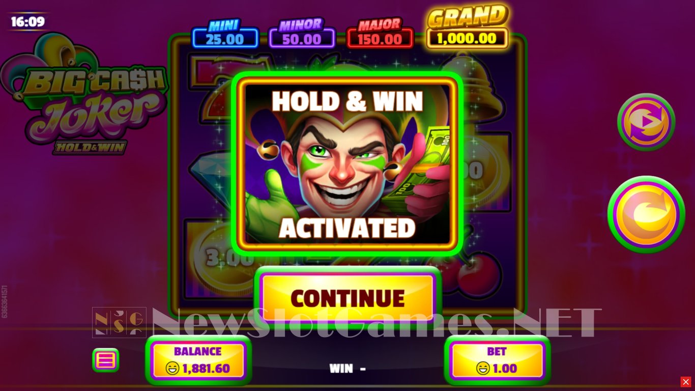 Big Cash Joker Hold & Win Slot Slot Image in Demo - pic. 8