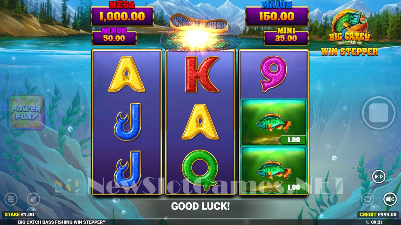 Big Catch Bass Fishing Win Stepper Slot Slot Image in Demo - pic. 2