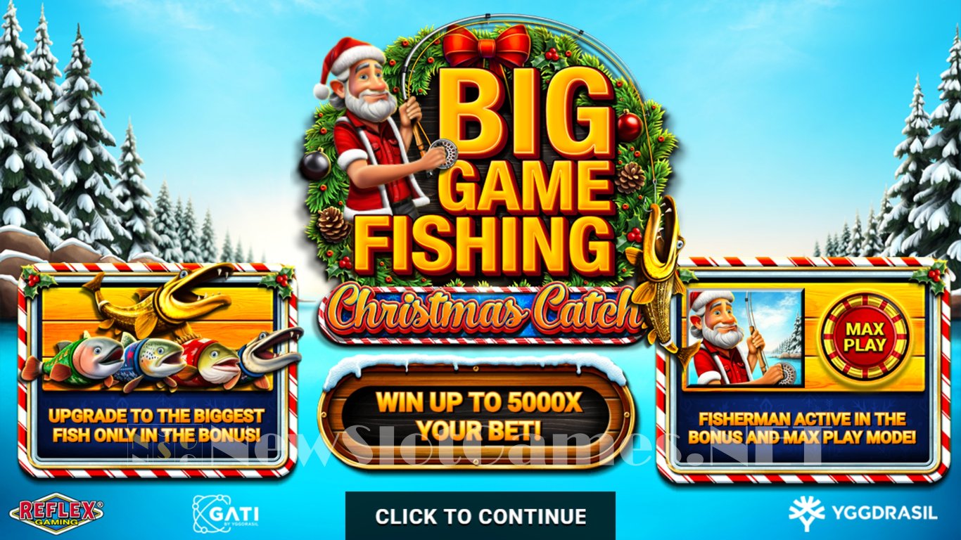 Big Game Fishing Christmas Catch Slot Demo Image