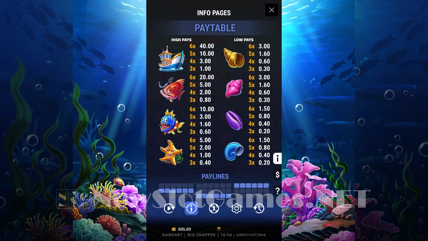 Big Snapper Slot Slot Image in Demo - pic. 6