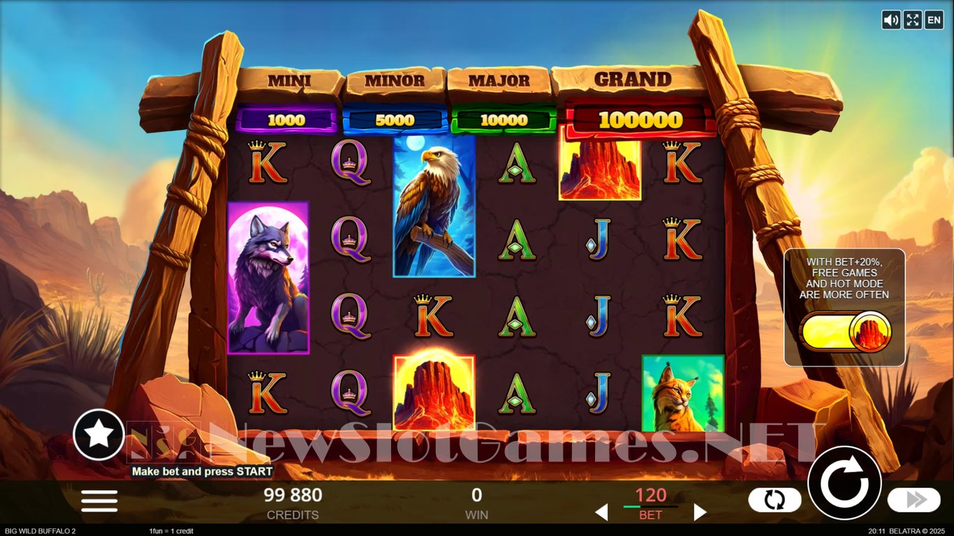 Big Wild Buffalo 2 Slot Demo Image