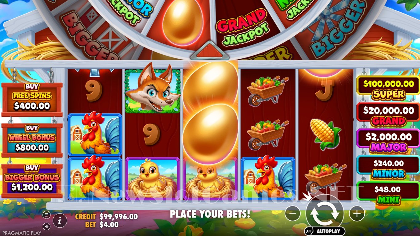 Bigger Barn House Bonanza Slot Demo Image