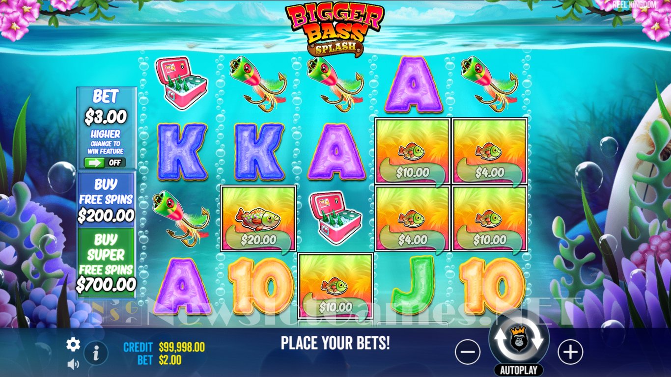 Bigger Bass Splash Slot Demo Image