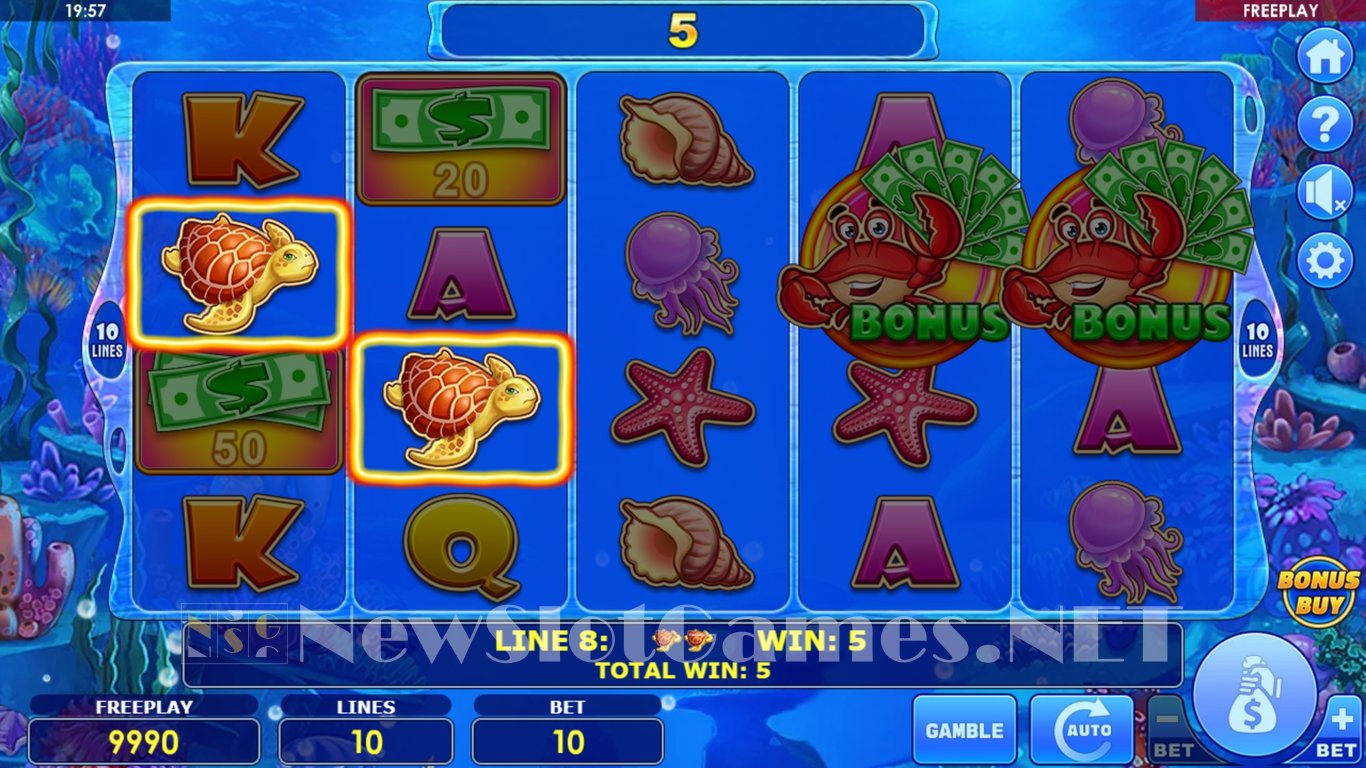 Bigger Cash & Crab Slot Demo Image