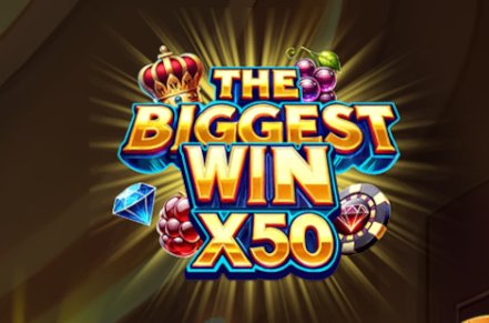 The Biggest Win x50 Slot Logo