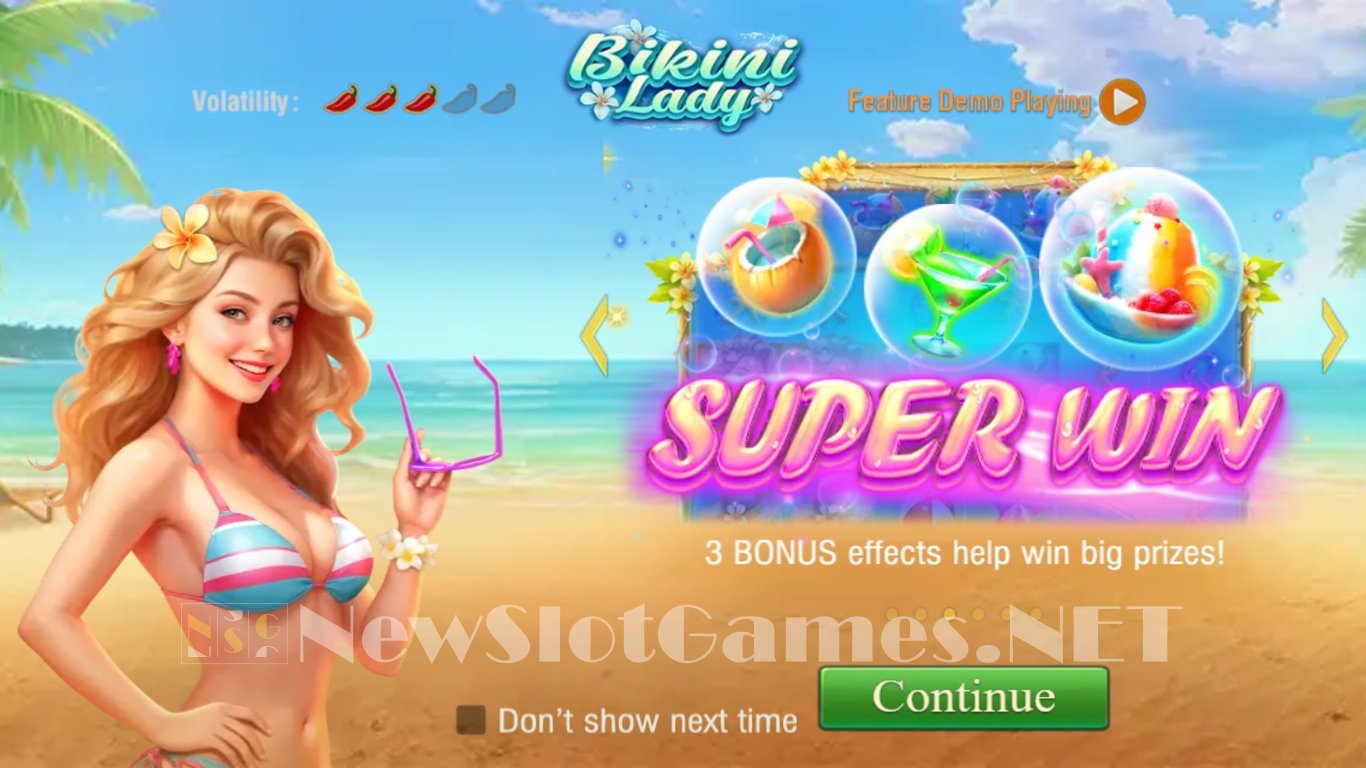 Bikini Lady Slot Demo Image