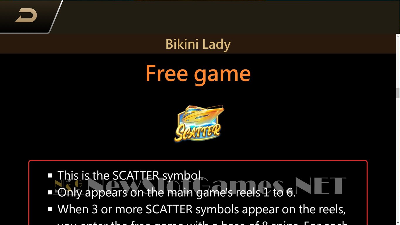 Bikini Lady Slot Slot Image in Demo - pic. 9
