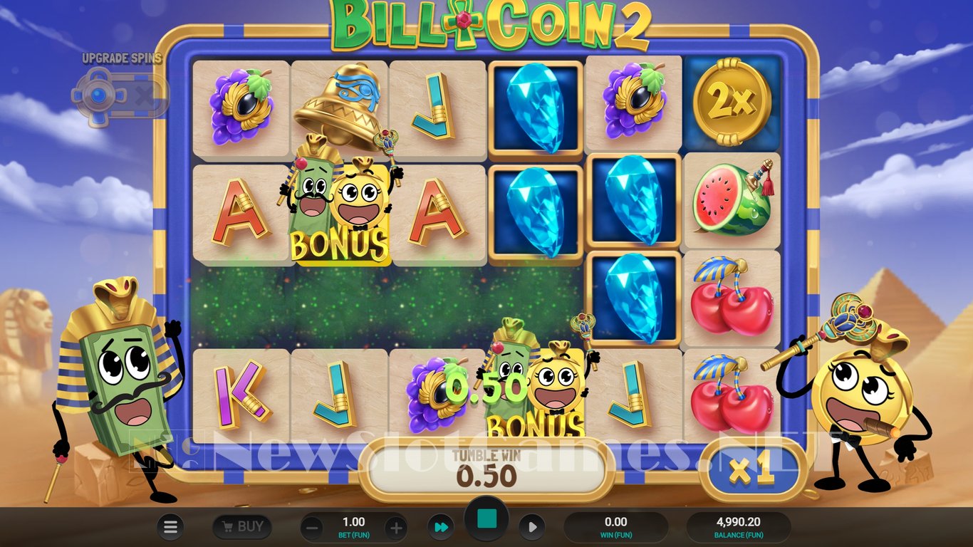 Bill & Coin 2 Mummy Mischief Slot Slot Image in Demo - pic. 3