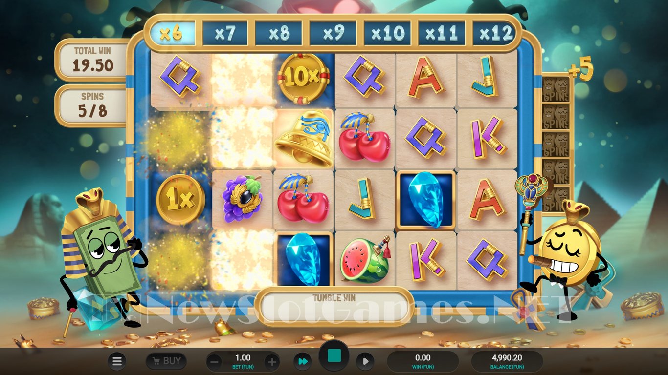 Bill & Coin 2 Mummy Mischief Slot Slot Image in Demo - pic. 9