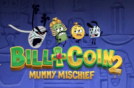 Bill & Coin 2 Mummy Mischief Slot Logo
