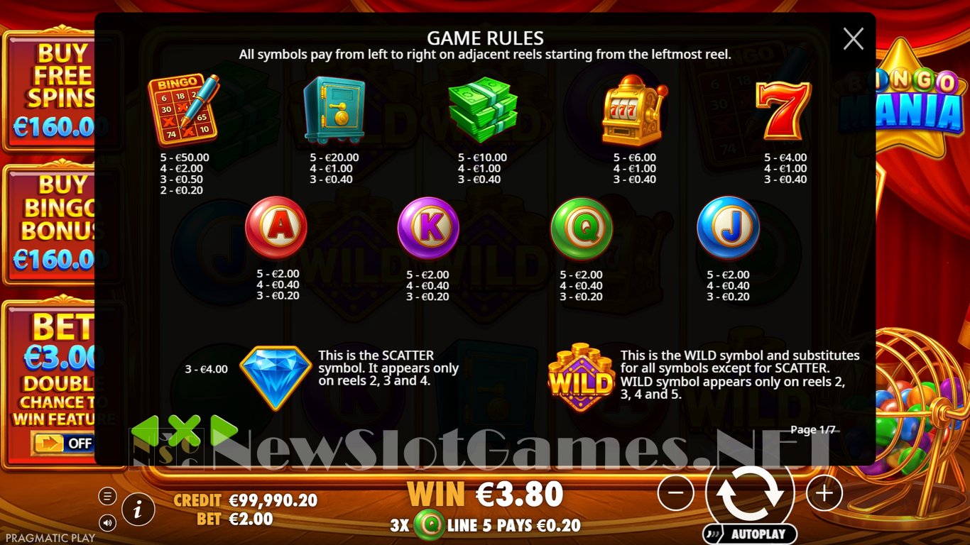 Bingo Mania Slot Slot Image in Demo - pic. 5