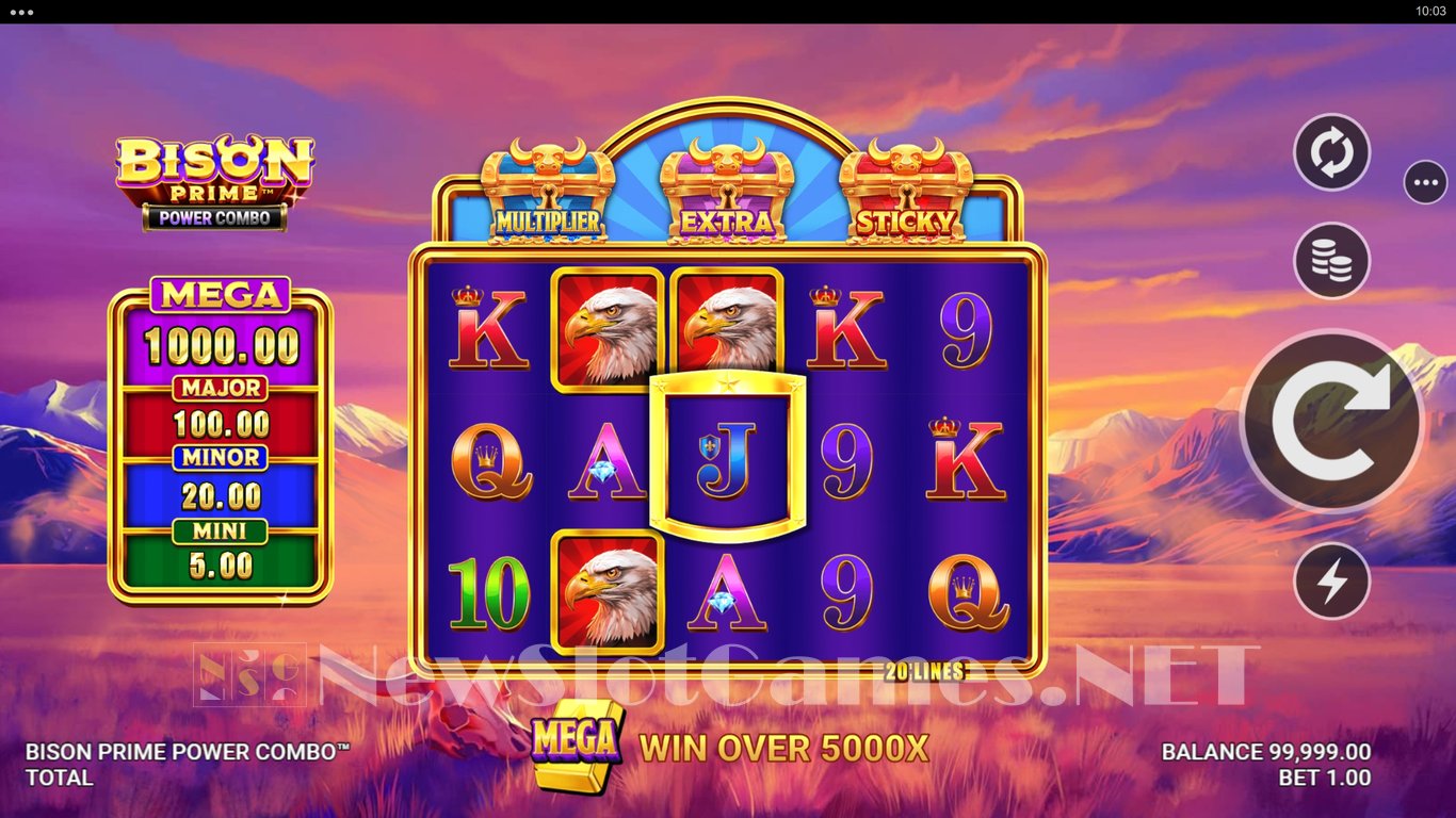 Bison Prime Power Combo Slot Slot Image in Demo - pic. 2