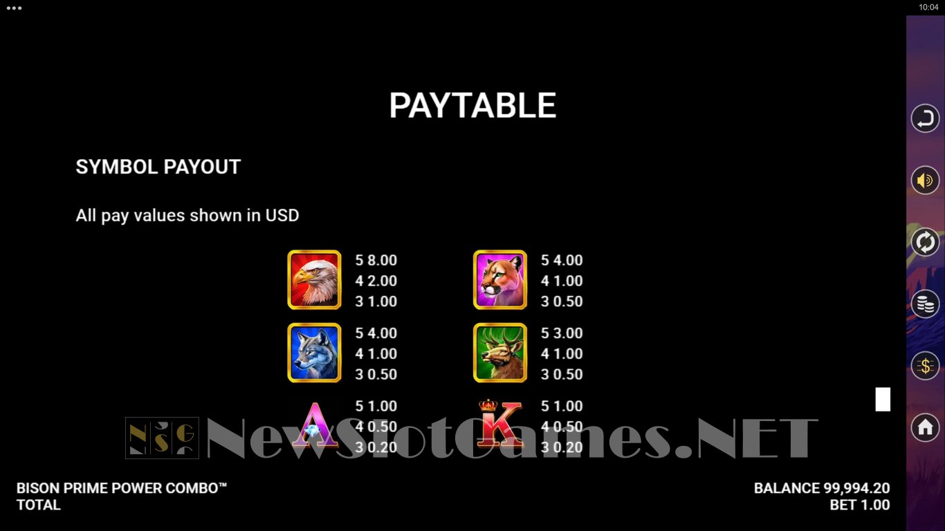 Bison Prime Power Combo Slot Slot Image in Demo - pic. 6