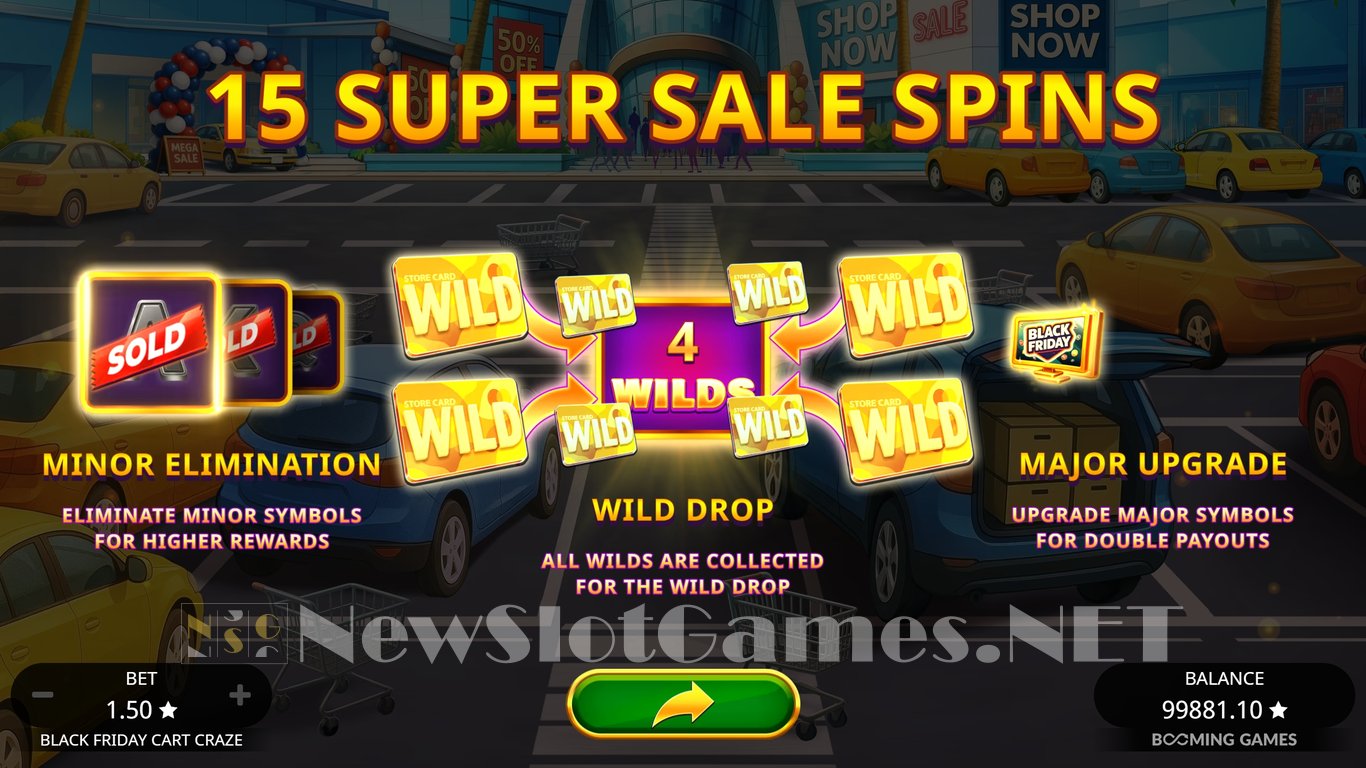 Black Friday Cart Craze Slot Slot Image in Demo - pic. 5