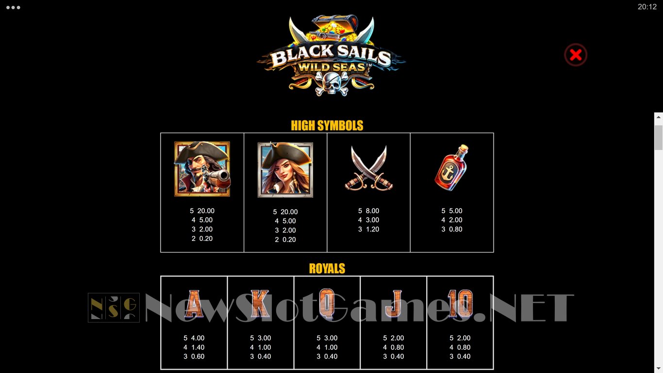 Black Sails Wild Seas Slot Slot Image in Demo - pic. 7