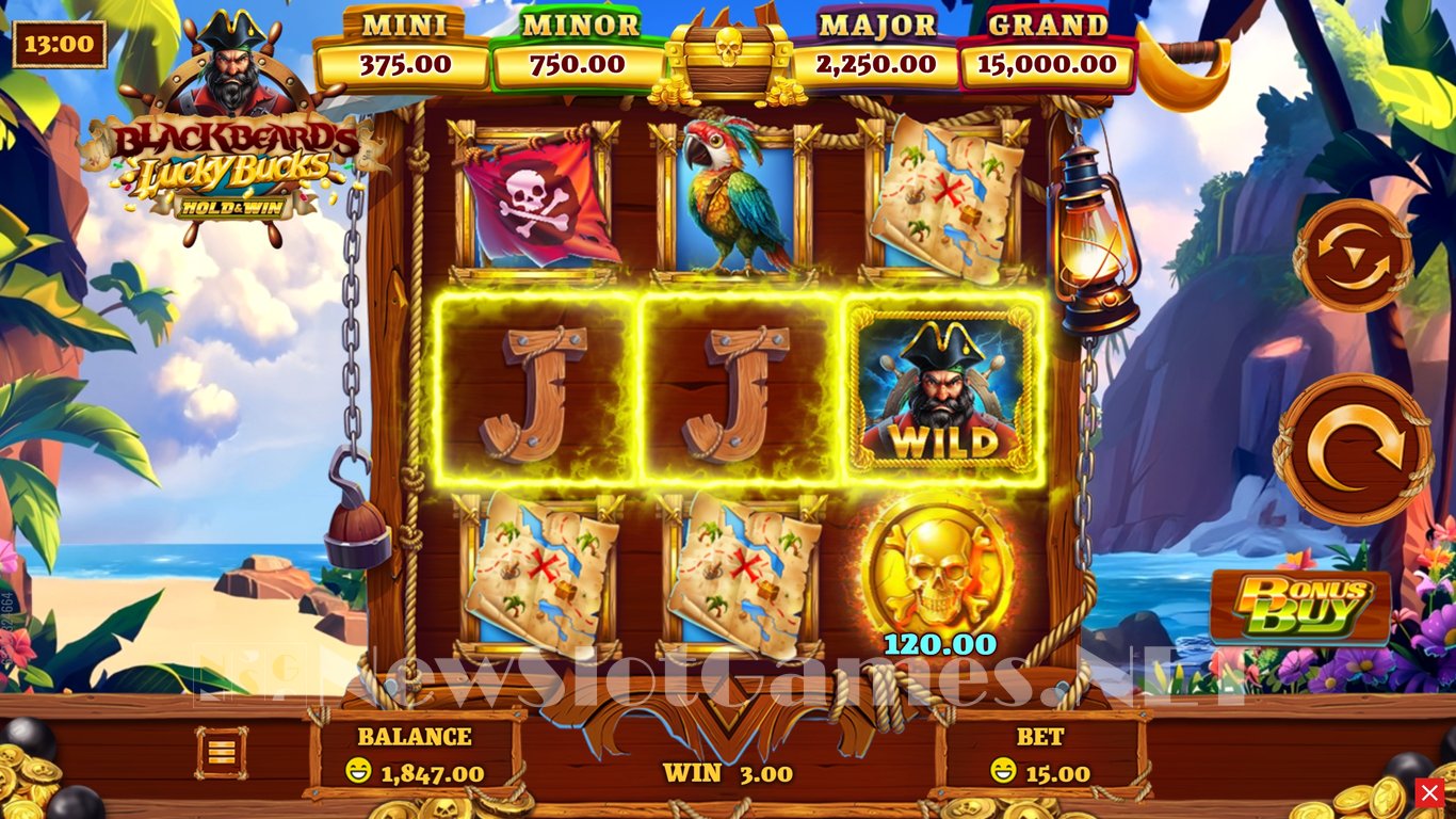 Blackbeards Lucky Bucks Slot Slot Image in Demo - pic. 7