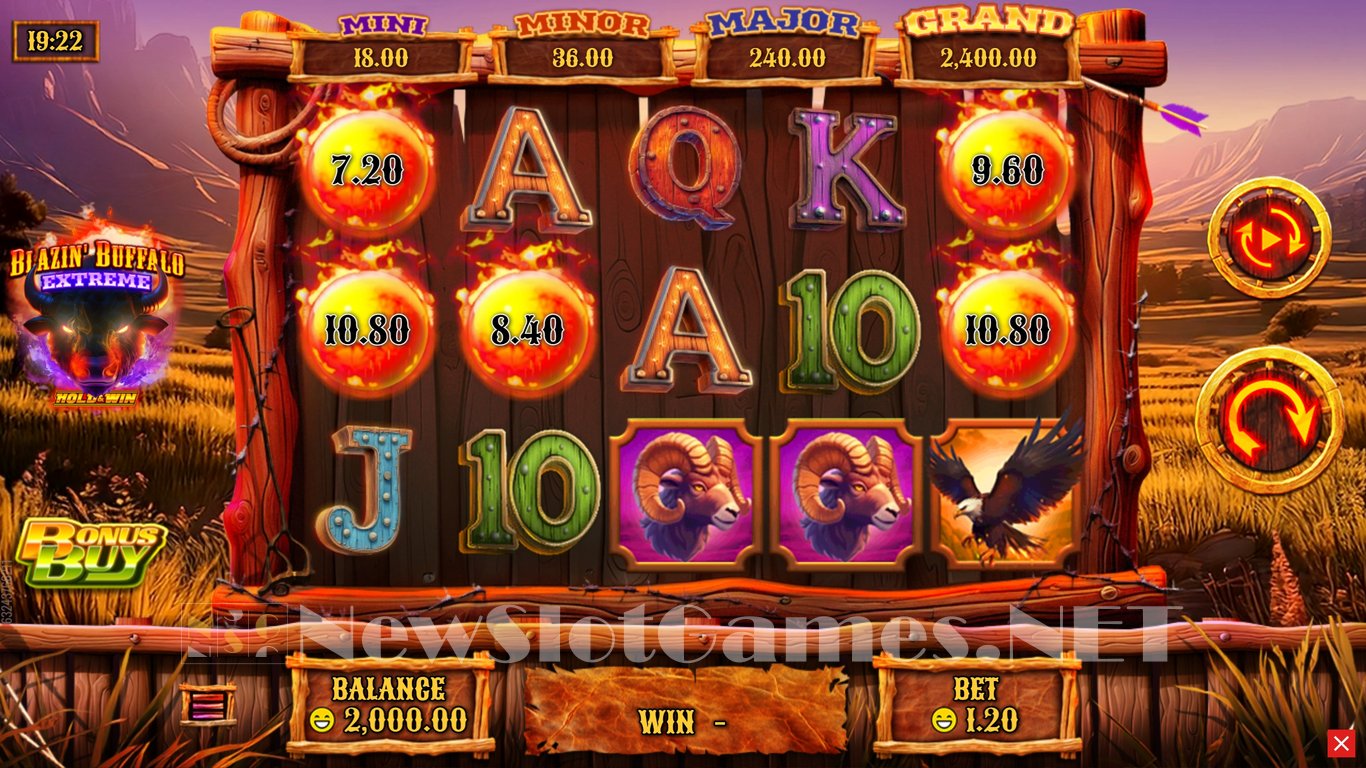 Blazin Buffalo Extreme Slot Demo Image
